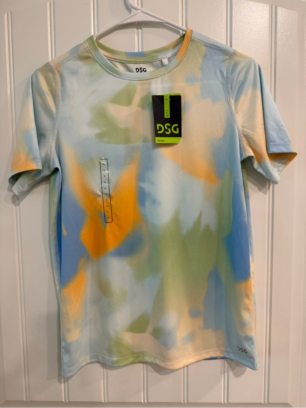 DSG Short-Sleeve Tie-Dye Tee — Blue, Green & Orange